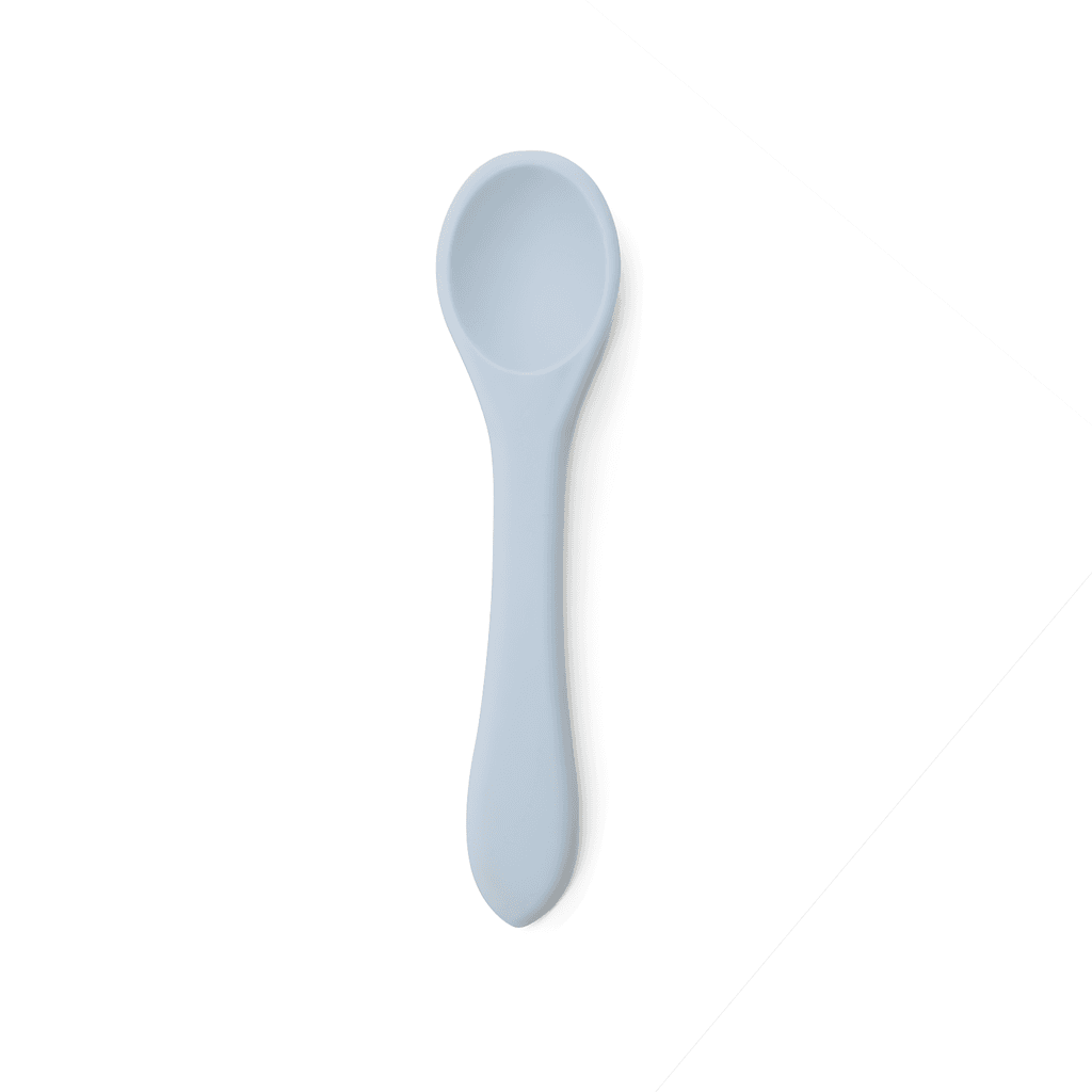 Cuchara De Silicona Para Bebé Nursimom Baby (Azul claro)