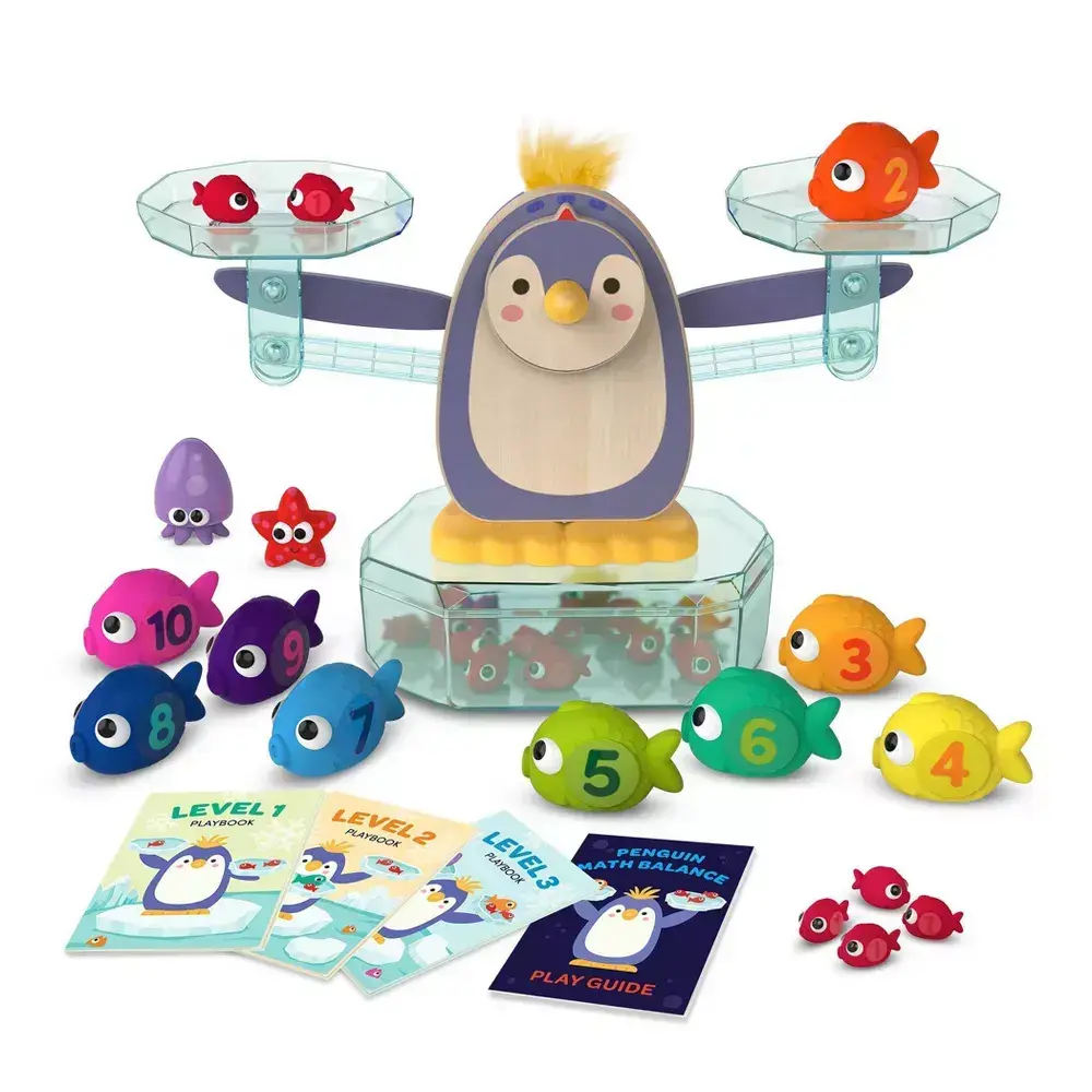 Juego De Mesa Balanza Matemáticas Suma Resta Pingüino Battat