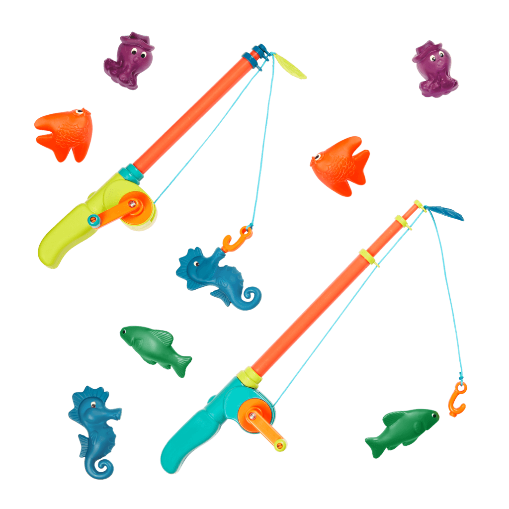 Juego De Pesca Magnético Cambia De Color Con El Agua Battat