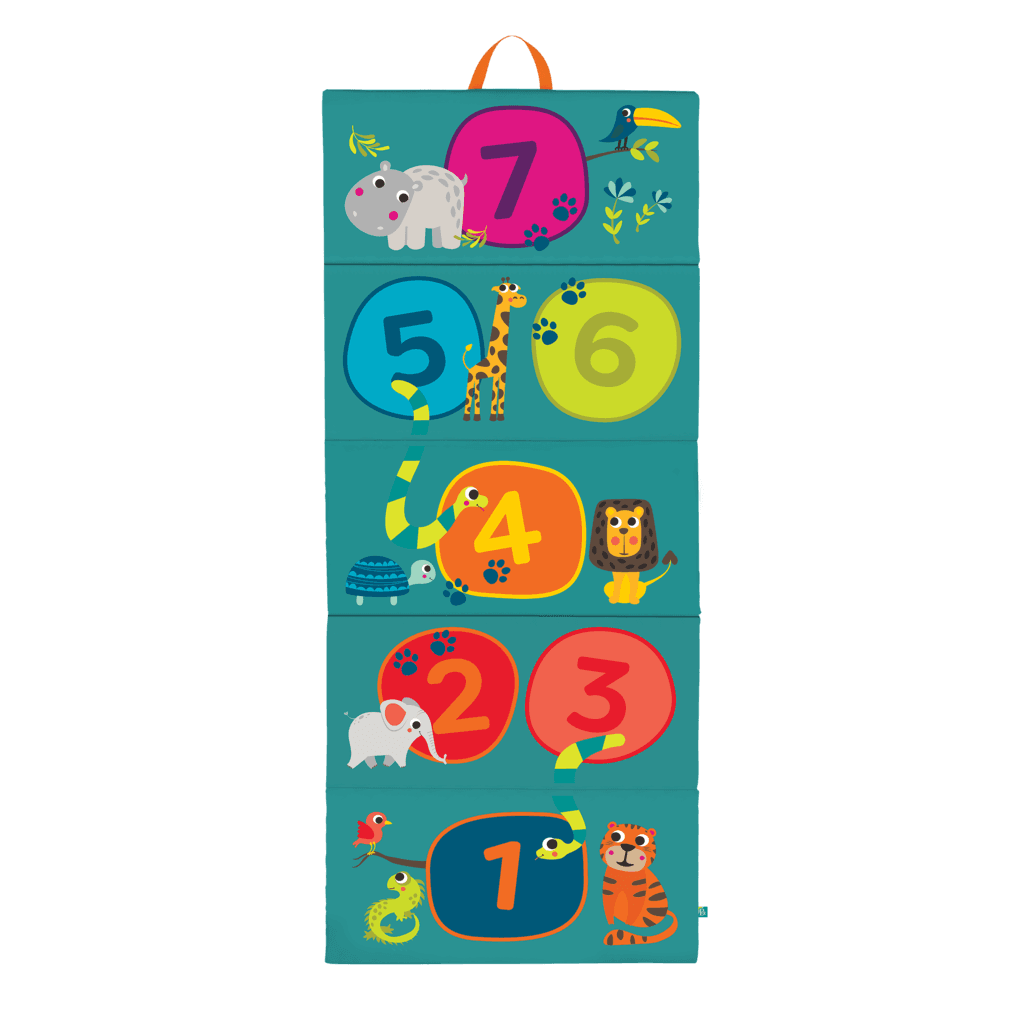 Alfombra Infantil Plegable Playmat Rayuela Educativa Battat