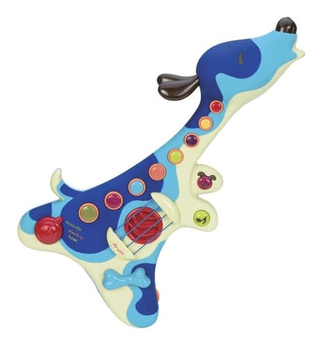 Guitarra Infantil Interactiva con sonidos Woofer Hound Dog Battat