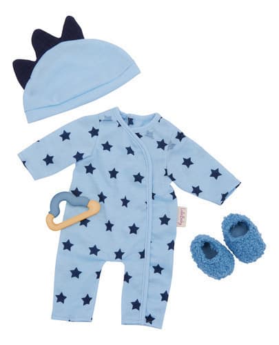 Conjunto Set Ropa Pijama Atuendo Bebotes Muñecas Lullababy