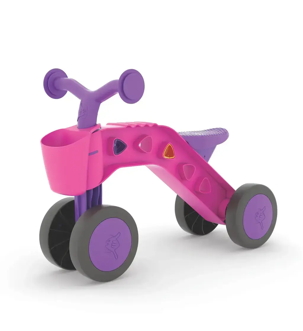 Pata Pata Andador Con Bloques Encastre Itsibitsi Chillafish Fuchsia