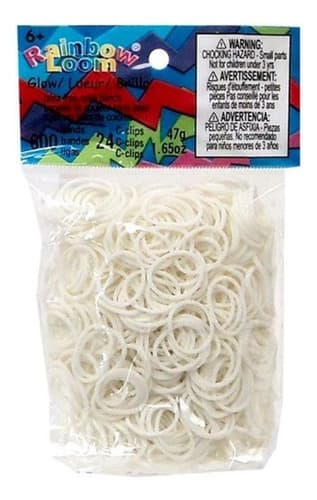 Rainbow Loom - Bolsa De Gomas Elásticas Repuesto - Original (Blanco)