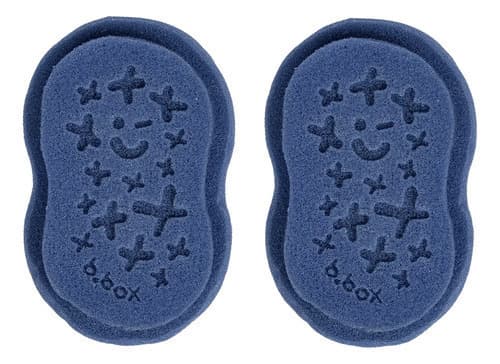 Set 2 Esponjas De Repuesto Para Cepillo De Baño B.box (Azul)