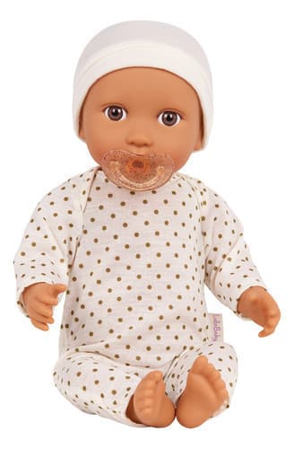 Bebote Bebé Mediano 35 Cm Pijama Lunares Marfil Lullababy