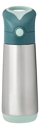 Botella Térmica De Acero Inoxidable Con Sorbete 500ml B.box (Emerald)