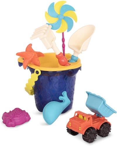 Balde De Playa Sands Ahoy Battat (Navy)