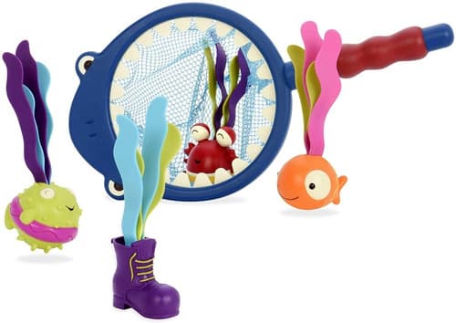 Juego Piscina Pileta Set Sumergibles Niños Diving Set Battat (Shark)