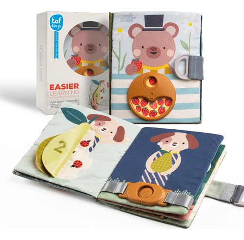 Libro De Tela Sensorial Actividades Didácticas Bebé Taf Toys