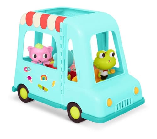 Juego Camion Comidas Con Muñecos Luces Y Sonidos Battat